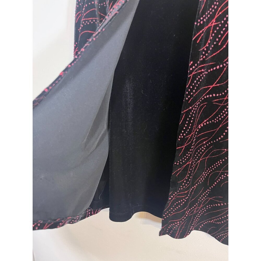 Notation Jacket 1x Black Rhinestone Glitter Witch… - image 5